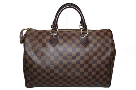 speedy 35 louis vuitton damier ebene bag site tradesy.com|louis vuitton artsy damier ebene.